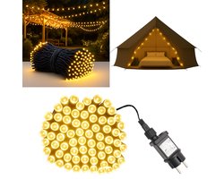 Best Active Tuinverlichting op Stroom - 200 LED Lichtsnoer Buiten - 20 Meter Verlicht - Warm Wit Licht - IP65 Waterbestendig - Kerstverlichting - Buitenverlichting Lichtslinger - Lichtsnoeren - Tuinlampen op Stroom