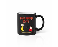 Best Amma Ever Tovermok - Warmtegevoelige Kleurwisselende Mok - Verrassingscadeau voor Mama