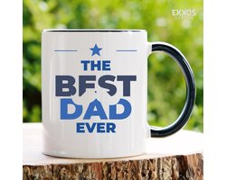 Best Dad Ever mok | Mok met tekst | Grappige mok | Verjaardag cadeau | Cadeau voor man | Cadeau voor vrouw | Cadeau voor haar | Cadeau voor hem | Grappige cadeau | Thee glazen | Valentijn cadeautjes | Koffiekopjes