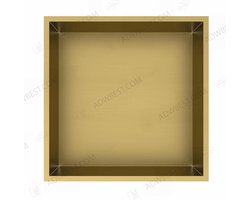 Best-Design Nancy "Kaya" inbouwnis 30.5x30.5x7 cm mat-goud