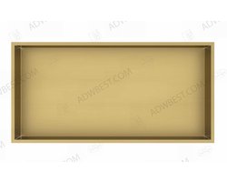 Best-Design Nancy "Lotus" inbouwnis 61x30.5x7 cm Mat-goud