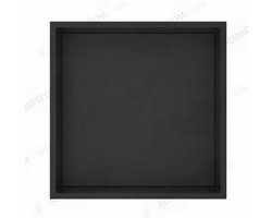 Best-Design Nero "Kaya" inbouwnis 30.5x30.5x7 cm kleur mat-zwart
