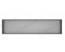 Best-Design Ore "Elah" inbouwnis 121x28x7 cm RVS