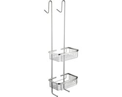 Best Design Rome Ophangrek voor douchewand 2-schaps RVS
