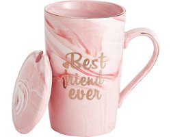 Best Freund ooit Koffiemok 400 ml, grappige cadeau-ideeën voor vrienden, verjaardag, medewerkers, bestie, vriendschap, keramische mokken