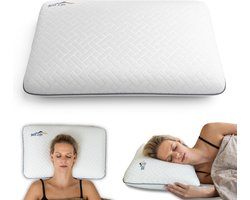 Best Life Ergonomisch Kussen - Hoofdkussen Nekklachten - Traagschuim Slaapkussen - Pillow
