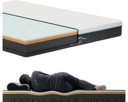 Best Life Matras 180 x 200 Tweepersoons - Traagschuim & Koudschuim Matras - 18 CM - 3 Lagen