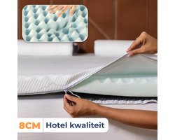 Best Life Matras Topper 140x200 cm - Matrastopper - Topdekmatras 8 CM