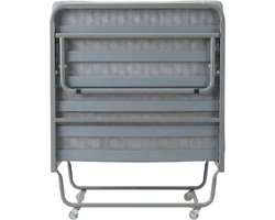 Best Life Opklapbed 90x200 - Logeerbed inklapbaar - Vouwbed Lattenbodem - Plooibed 1 Persoons