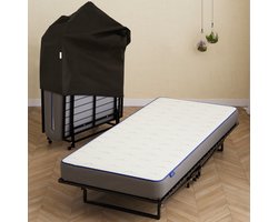 Best Life Opklapbed 90x200 - Logeerbed - Vouwbed 1 Persoons - Plooibed