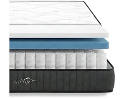 Best Life Pocketvering Matras 120x200 cm - 7 Zones - Hotel - 20 CM - Eenpersoons