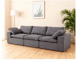 Best Life Slaapbank 2 Persoons - 3-Zits Zetelbed - Sofabed - Bedbank - Speelbank - KLEUR