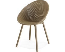 BEST Tuinstoel Qosy Zand - Set van 2