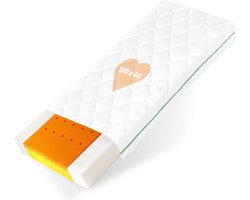 BestCare ® - EU-product, Thermoelastic Visco Baby- en Junior-matras, met Memory Foam voor beter slaapcomfort, Afmeting: Visco Baby 120x60 cm, Hoogte 12cm