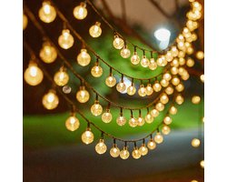 Beste Prijs Solar Tuinverlichting - Tuinlampjes - 12 Meter - 100 LED Lampjes met 8 Verlichtingsstanden voor Tuin en Buiten