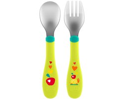 Bestek Baby - Metaal Bestek - Groen