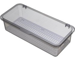 Bestek opbergdoos met deksel, transparante besteklade, besteklade opbergdoos, bestek opbergdoos, keukengereedschap container