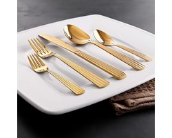 Bestek Set - Servies Bestek - Tafel Dekken - Roestvrij Staal - 20 Delen - Zilver