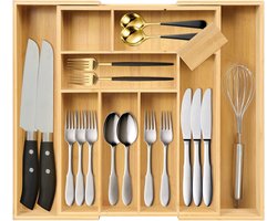 Bestekbak – luxe bestekcasette – bestek opslag voor laden – opbergen van bestek – cutlery organizer