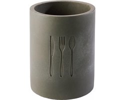 Bestekhouder "element", beton, ø11 x h14 cm