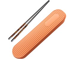 Bestekhouder Reizen - Organizer Tas - Outdoor Picknick - Meerlaagse Veiligheid - 1 Stuk - Oranje