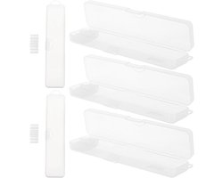 Bestekhouder Set - Reis Organizer - Outdoor Activiteiten - Transparant Ontwerp - 5 Stuks - Transparant