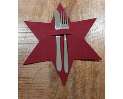 Bestekhouder ster - rood