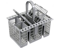 Bestekmandje Universeel 20,8x16cm - Vaatwasser Bestendig - Geschikt voor Bauknecht/Ikea - Compatibel met Whirlpool - Hittebestendig - Vervangt meerdere modellen - Bestekhouder