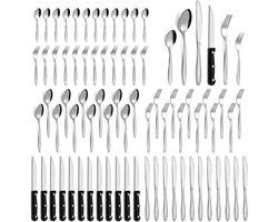 Bestekset 12 Persoons - Vaatwasserbestendig - RVS - keukenaccessoire