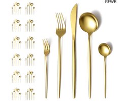 Bestekset 12 Persoons - Vaatwasserbestendig - RVS - Servies