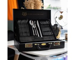 Bestekset 12 Persoons - Vaatwasserbestendig - RVS - Zilver