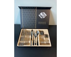 Bestekset - 24-delig Zilverkleurig - 6 Persoons