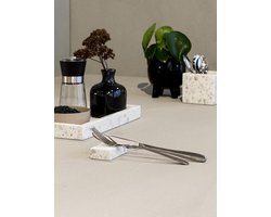 Bestekstandaard van wit marmer (6 stuks)