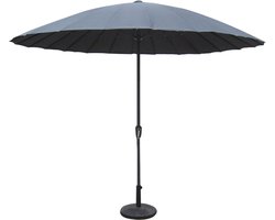 Bestgarden Parasol Aluminium Ø3 m - Tuinmeubelen - Antraciet