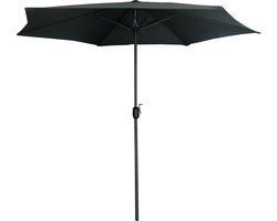 Bestgarden Parasol Aluminium - Tuinmeubelen - Ø3 m Antraciet