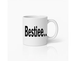 Bestie Mok | Grappige Vriendschap Koffiebeker | Leuk Cadeau voor Beste Vrienden | 330ml Keramische Mok