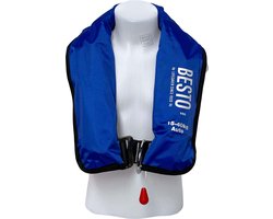 Besto Automatisch Reddingsvest Kind 100N met Harnas Blauw