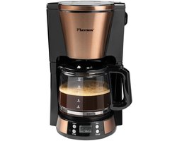 Bestron ACM800CO Koffiezetapparaat – 1,5L – 12 Koppen – Programmeerbare Timer – Warmhoudplaat – Permanentfilter – 1000W – Koper