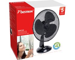 Bestron DDF35Z - Tafelventilator - Zwart