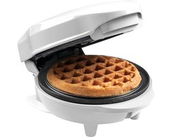 Bestron Wafelijzer - AMW500W - 550W - Mini wafel - Anti aanbaklaag - Wit - 5 jaar garantie