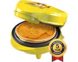 Bestron Wafelijzer - APP500RHY - 550W - Paw Patrol mini wafel - Rubble - Geel