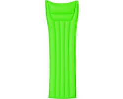 Bestway basic opblaasbaar luchtbed groen 183 x 69 cm - Strand/Camping