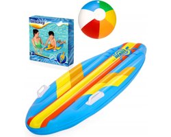 Bestway Bodyboard Kind met Strand Bal - Surfrider Opblaasbaar
