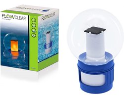 Bestway - chloordrijver - met led verlichting - zonne energie - blauw wit
