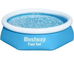 Bestway - Fast Set - Opblaasbaar zwembad - 244x61 cm - Rond