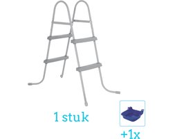Bestway Flowclear - Zwembadtrap - 84 cm inclusief Bestway Voetenbad (1 stuks)
