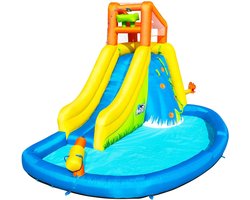 Bestway H2OGO! Waterpark mount splashmore - speelzwembad - klimwand - Glijbaan