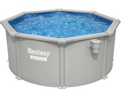 Bestway® Hydrium™ 3,05 m x 1,22 m Ronde Bovengrondse Zwembad Set met Stalen Wanden