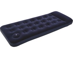 Bestway Jr. Twin Luchtmatras met Ingebouwde Voetpomp 1,85 m x 76 cm x 28 cm