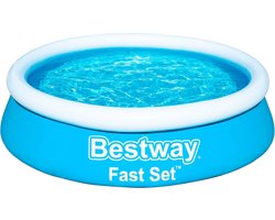 Bestway Kinderzwembad - Ø 183 cm - Model 57392 - Opblaasbare Rand